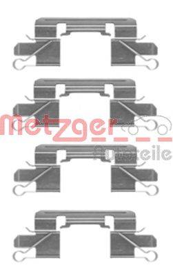 Комплектующие, колодки дискового тормоза METZGER 1091769