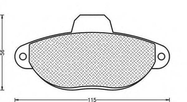 Комплект тормозных колодок, дисковый тормоз MAGNETI MARELLI 430216170259