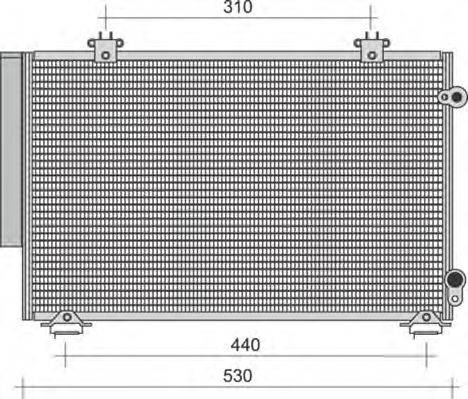 Конденсатор, кондиционер MAGNETI MARELLI 350203271000