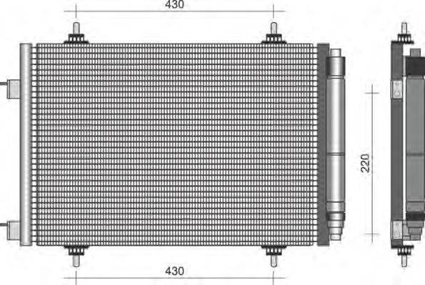 Конденсатор, кондиционер MAGNETI MARELLI 350203380000