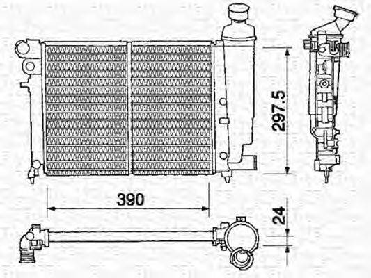 Радиатор, охлаждение двигателя AKS DASIS 60780