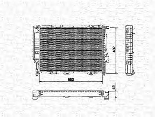 Радиатор, охлаждение двигателя AKS DASIS 51510