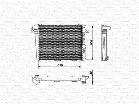 Радиатор, охлаждение двигателя AKS DASIS 50450