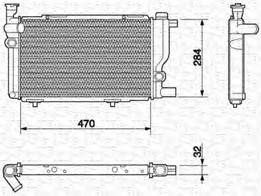 Радиатор, охлаждение двигателя AKS DASIS 160070