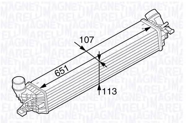 Интеркулер MAGNETI MARELLI 351319202640