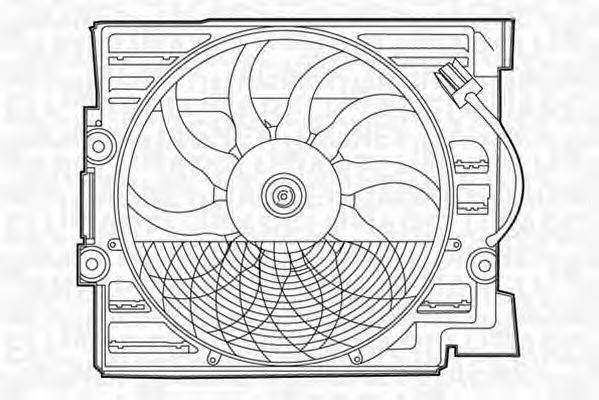 Вентилятор, охлаждение двигателя 4SEASONS 304014