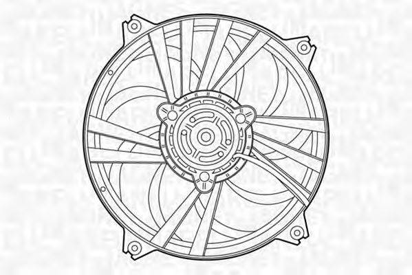 Вентилятор, охлаждение двигателя 4SEASONS 306083