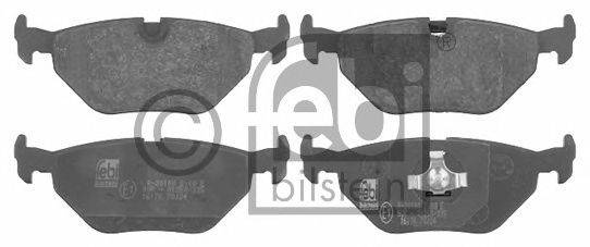 Комплект тормозных колодок, дисковый тормоз FEBI BILSTEIN 16176