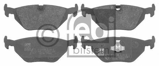 Комплект тормозных колодок, дисковый тормоз FEBI BILSTEIN 16196
