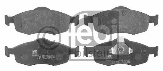 Комплект тормозных колодок, дисковый тормоз VALEO 301034