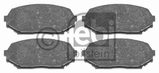 Комплект тормозных колодок, дисковый тормоз FEBI BILSTEIN 16496