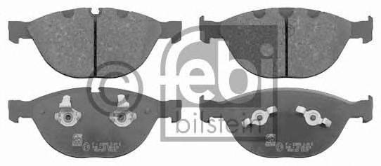 Комплект тормозных колодок, дисковый тормоз FEBI BILSTEIN 16519