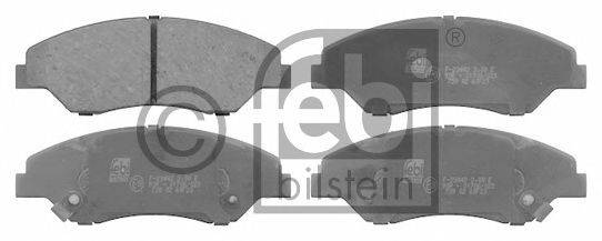 Комплект тормозных колодок, дисковый тормоз FEBI BILSTEIN 23442