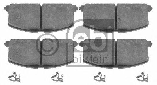 Комплект тормозных колодок, дисковый тормоз FEBI BILSTEIN 20870