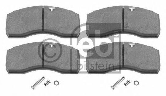 Комплект тормозных колодок, дисковый тормоз FEBI BILSTEIN 16719