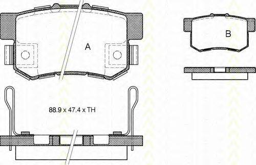 Комплект тормозных колодок, дисковый тормоз HERTH+BUSS HEAVYPART J3614009