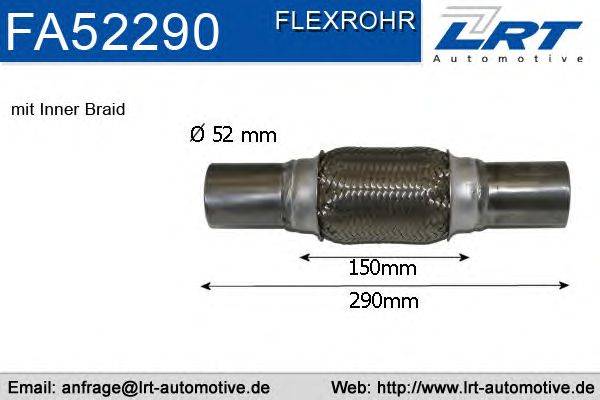 Гофрированная труба, выхлопная система LRT FA52290