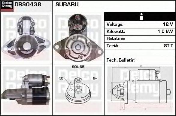 Стартер DELCO REMY DRS0438