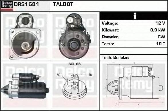 Стартер VALEO 6176