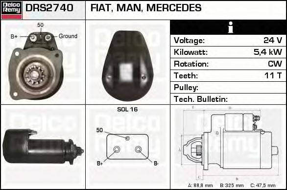 Стартер FARCOM 03474