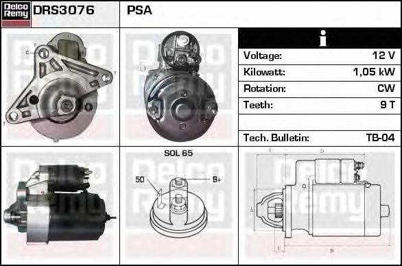 Стартер RENAULT 7701499479