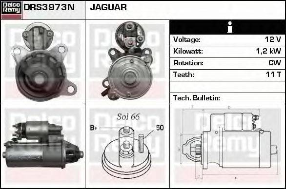 Стартер DELCO REMY DRS3973N