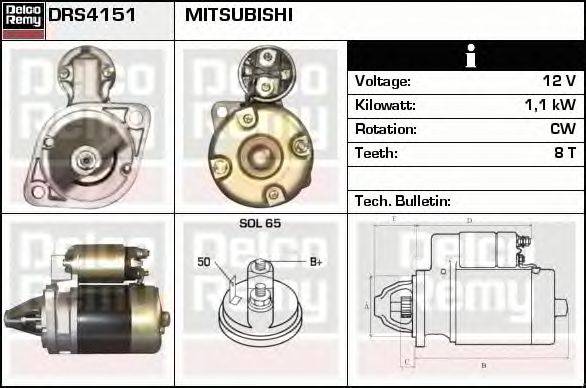 Стартер DELCO REMY DRS4151