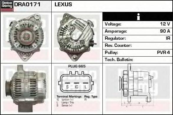 Генератор DELCO REMY DA1281