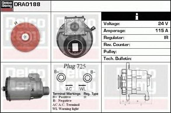 Генератор VOLVO 1285515