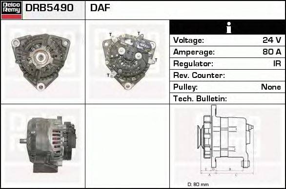 Генератор DELCO REMY DRB5490