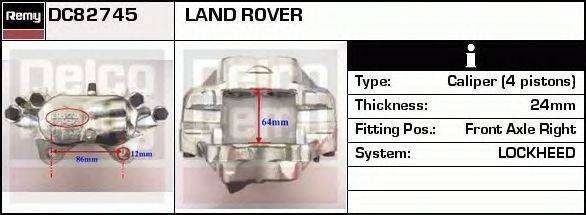Тормозной суппорт DELCO REMY DC82745