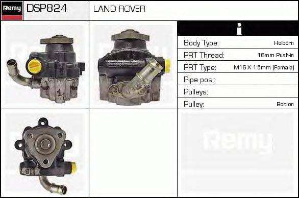 Гидравлический насос, рулевое управление DELCO REMY DSP824