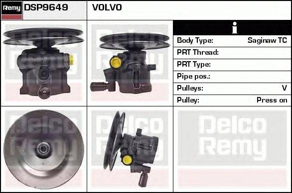 Гидравлический насос, рулевое управление DELCO REMY DSP9649
