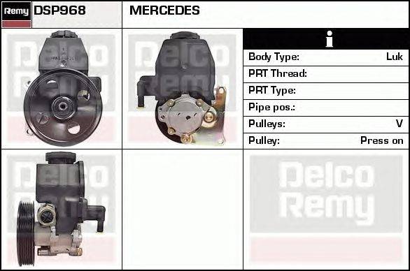 Гидравлический насос, рулевое управление DELCO REMY DSP968