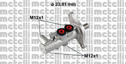 Главный тормозной цилиндр METELLI 05-0612