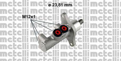 Главный тормозной цилиндр METELLI 05-0775