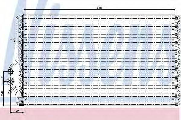 Конденсатор, кондиционер NISSENS 94001