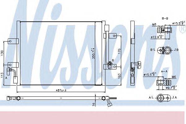 Конденсатор, кондиционер NISSENS 940311