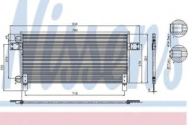 Конденсатор, кондиционер NISSENS 94681