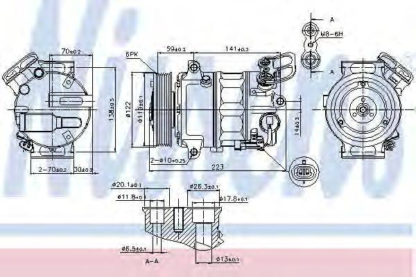 Компрессор, кондиционер LUCAS ACP904