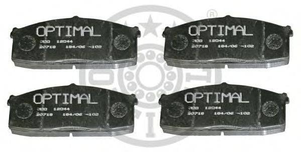 Комплект тормозных колодок, дисковый тормоз OPTIMAL 12044