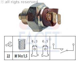 Выключатель, фара заднего хода FACET 7.6016