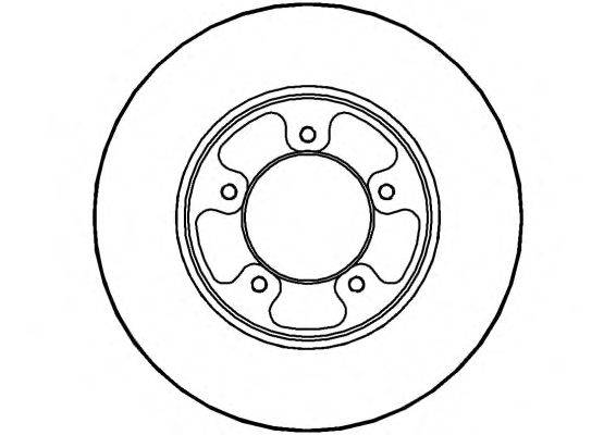 Тормозной диск NATIONAL NBD755