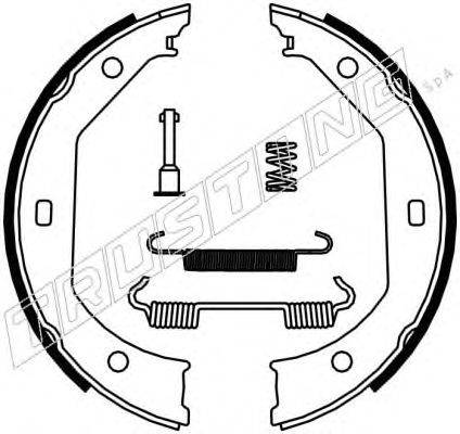 Комплект тормозных колодок, стояночная тормозная система TRUSTING 019.027K