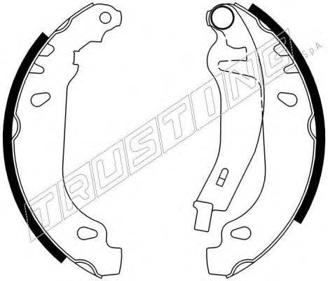 Комплект тормозных колодок TRUSTING 022.032Y