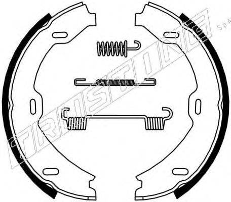 Комплект тормозных колодок, стояночная тормозная система TRUSTING 052.128K