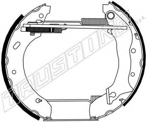 Комплект тормозных колодок TRUSTING 6105