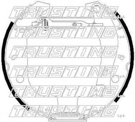 Комплект тормозных колодок TRUSTING 6155