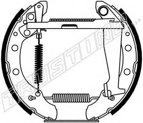 Комплект тормозных колодок TRUSTING 6191