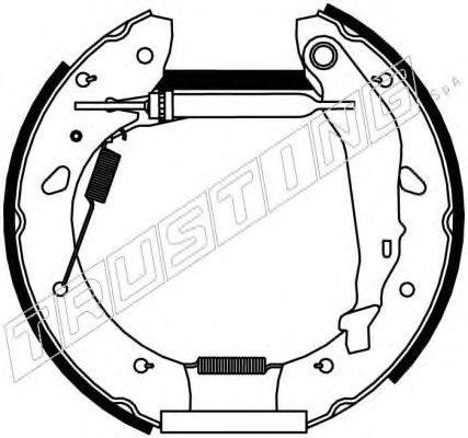 Комплект тормозных колодок TRUSTING 6218